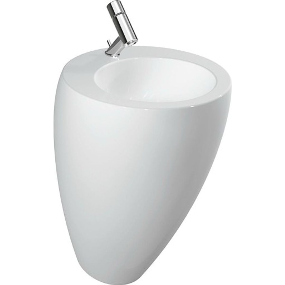 ll Bagno Alessi håndvask, 52x43 cm, hvid