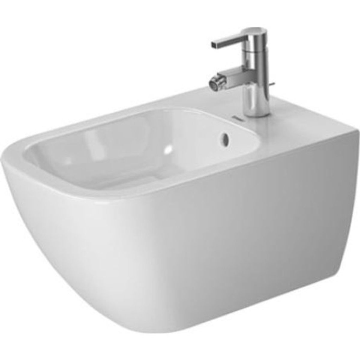 Duravit Happy D.2 bidet, væghængt, rengøringsvenlig, hvid