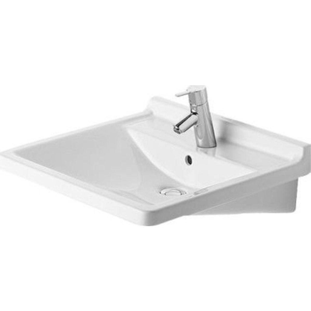 Duravit Starck 3 Vital håndvask, 60x45,5 cm, hvid