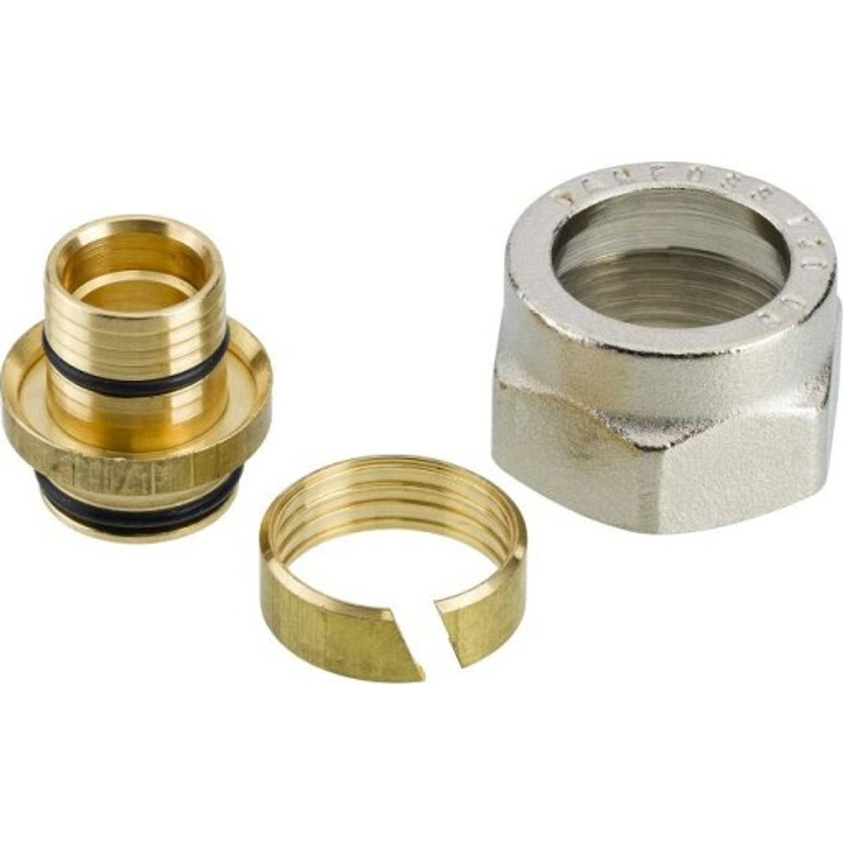 Danfoss klemringsfittings til PEX-plastrør 3/4" - 16 x 2 mm