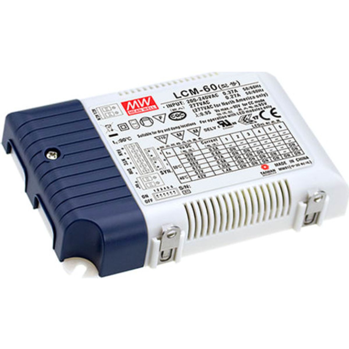 LED Driver LCM-60, 2-90V 60W, 500-1400 mA