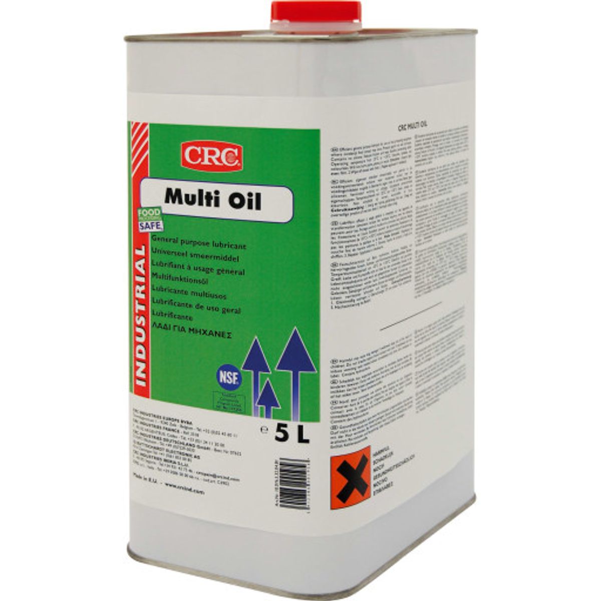 2 stk CRC smøremiddel Multi Oil, fødevaregodkendt, 5 l