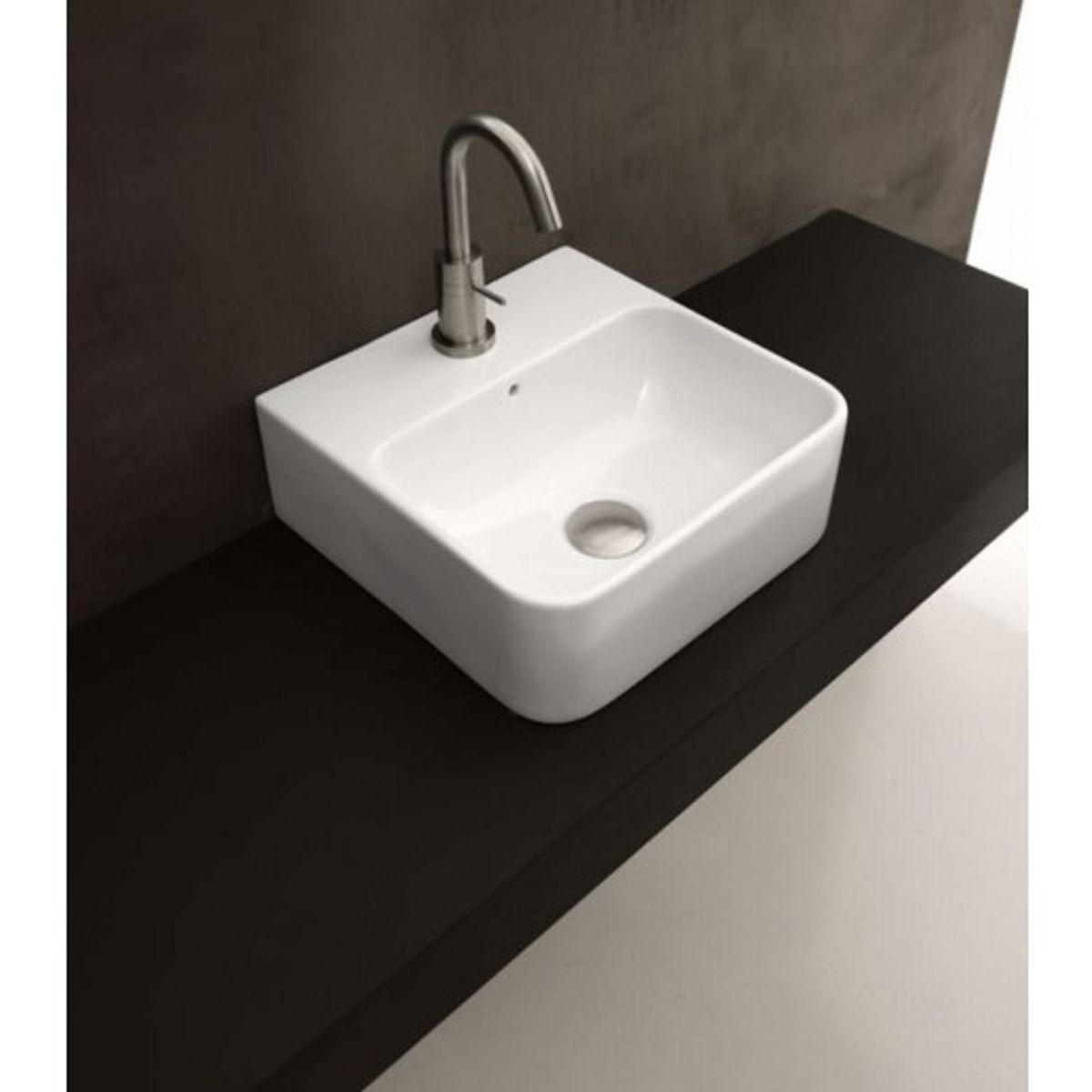 Lavabo Axa 1020 håndvask, 35x35 cm, hvid