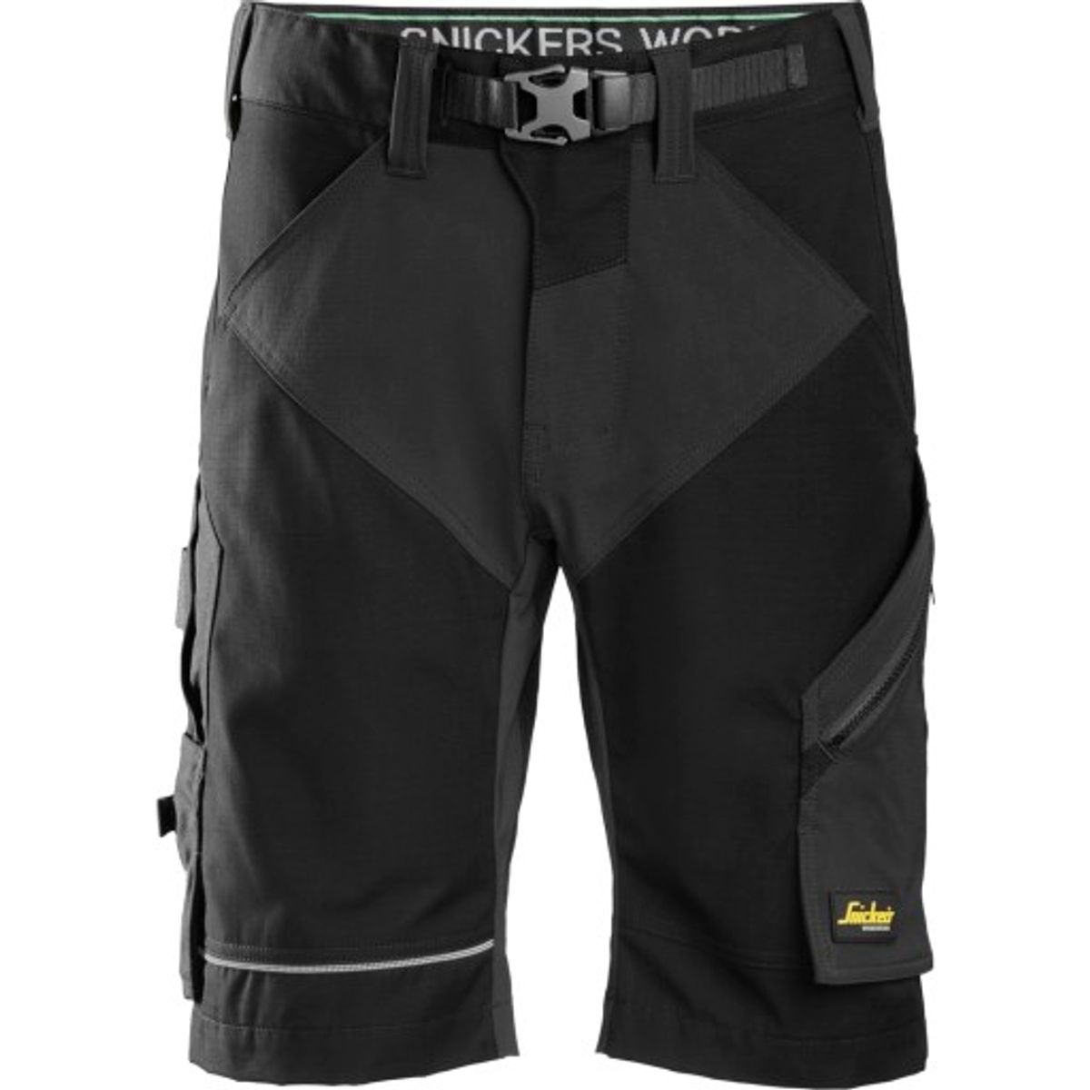 Snickers shorts+ 6914, body-mapped, sort, str. 50