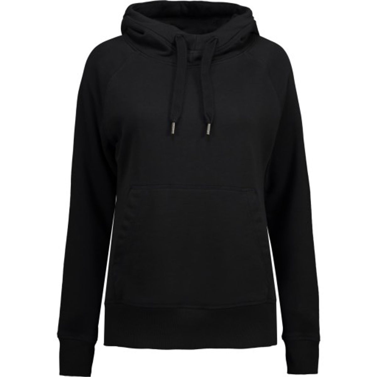 ID Identity dame hoodie, sort str. XXL