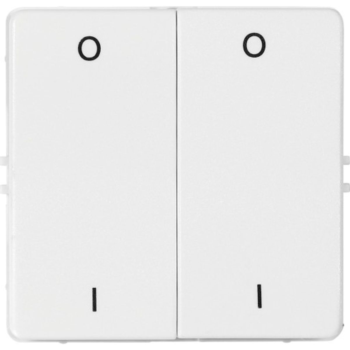 Bluetooth, 4-tryk, trådløs, batteriløs, med symbol (2 x I/O)