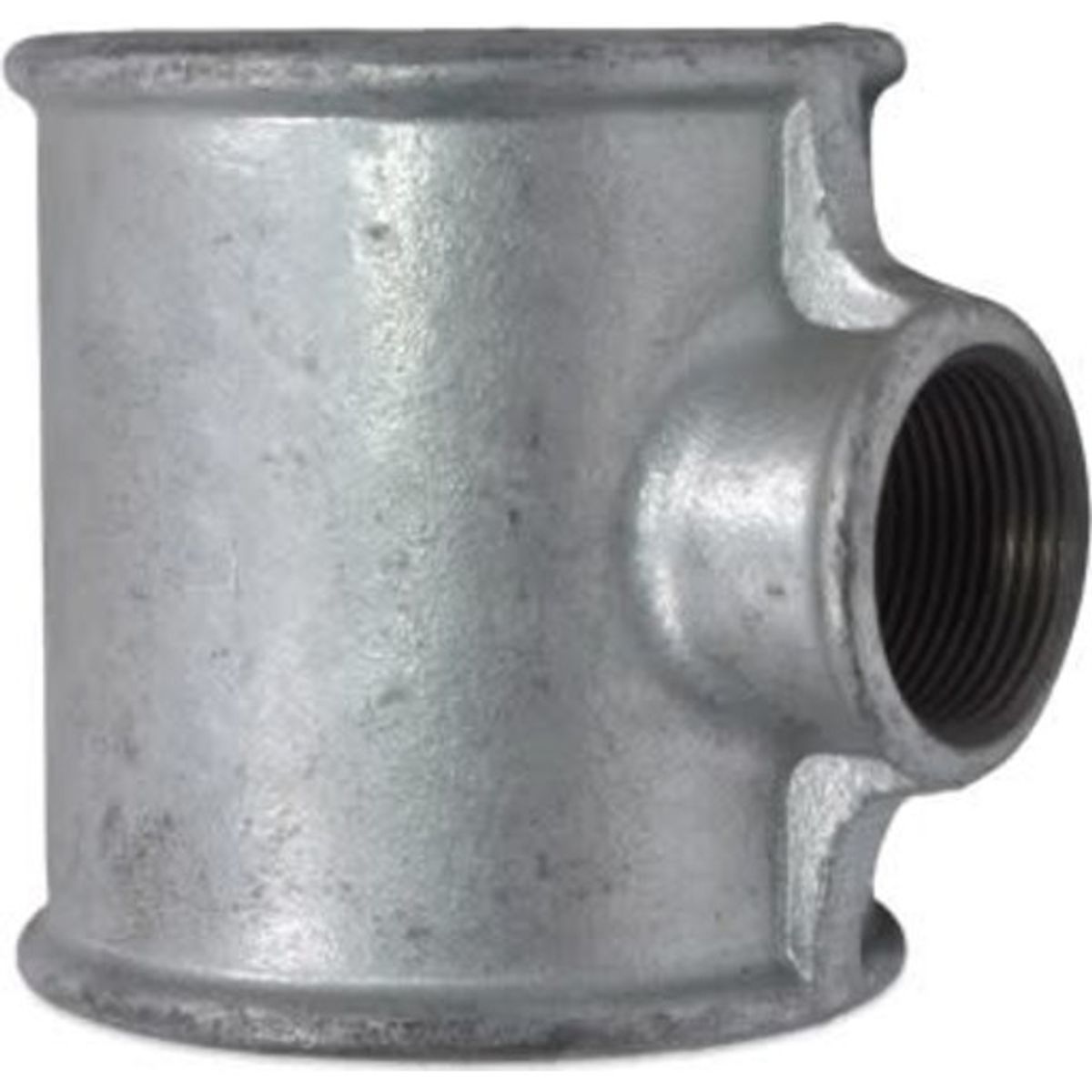 Galvaniseret tee 1 1/2" x 1/2" x 1 1/2"