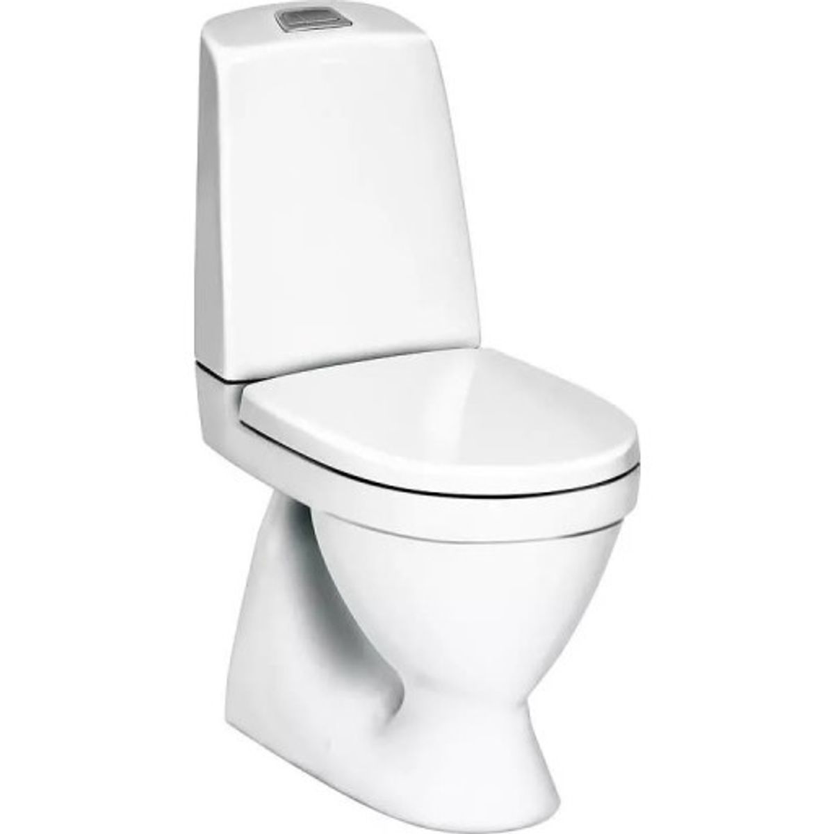 Gustavsberg Nautic 1500 toilet, rengøringsvenlig, hvid