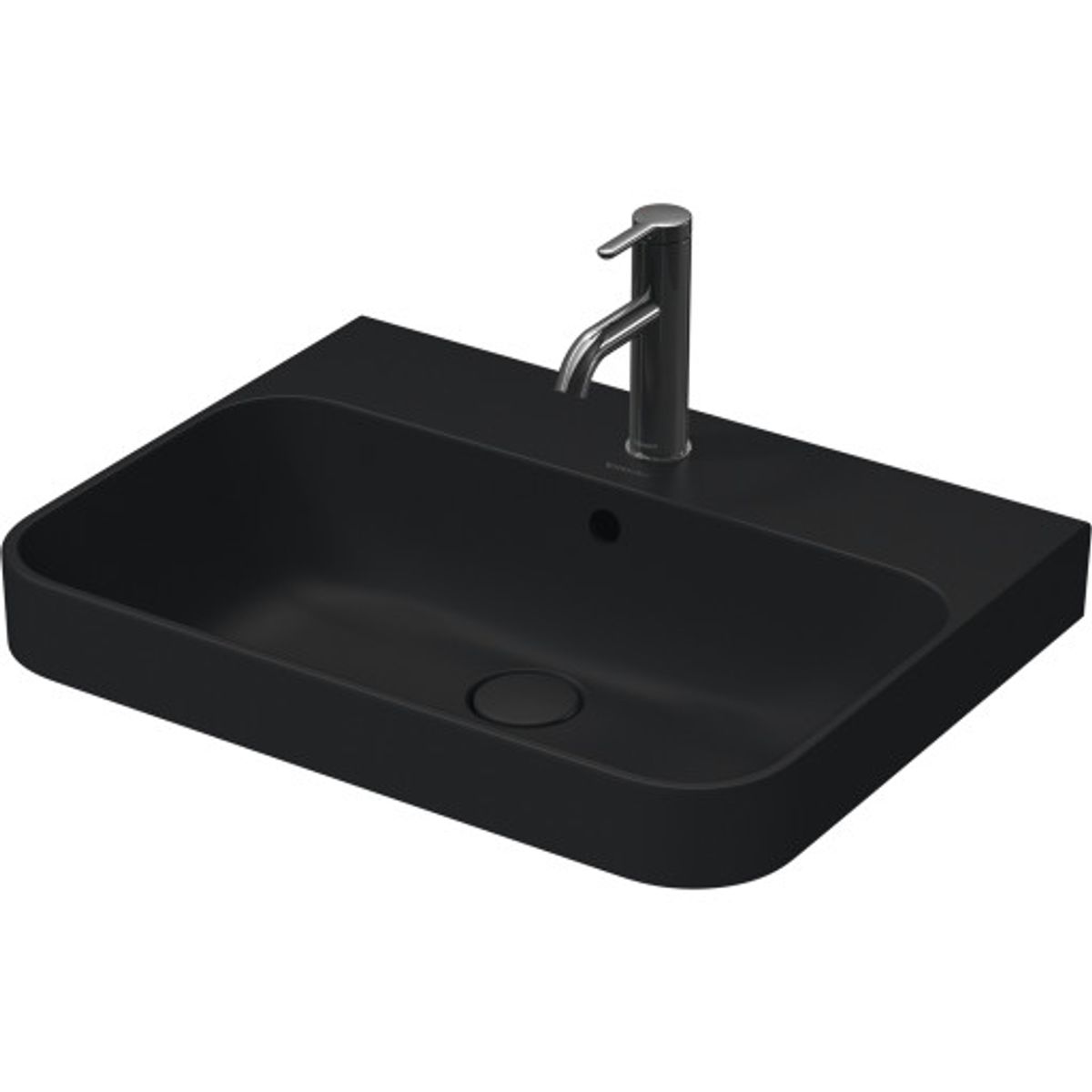 Duravit Happy D.2 håndvask, 60x46 cm, mat antracit