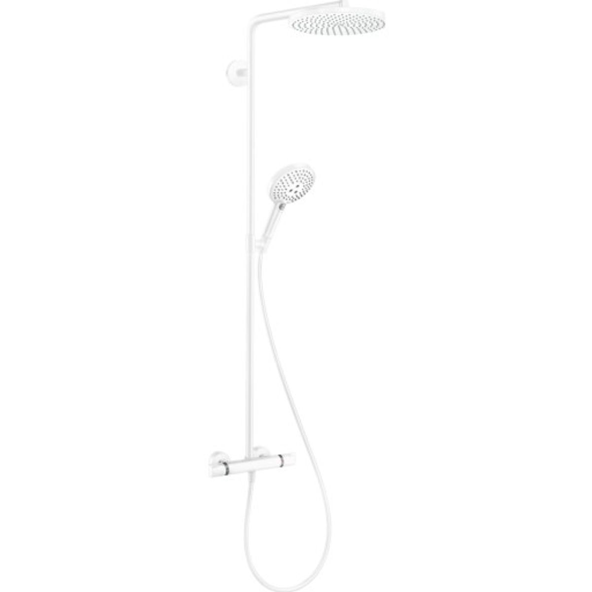 Hansgrohe Raindance Select S 240 PowderRain brusesæt, mat hvid