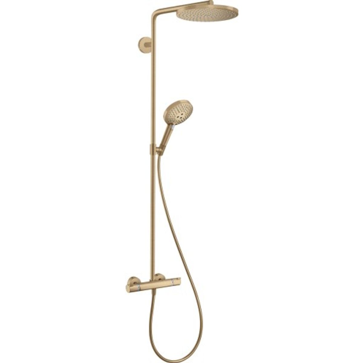 Hansgrohe Raindance Select S 240 PowderRain brusesæt, børstet bronze