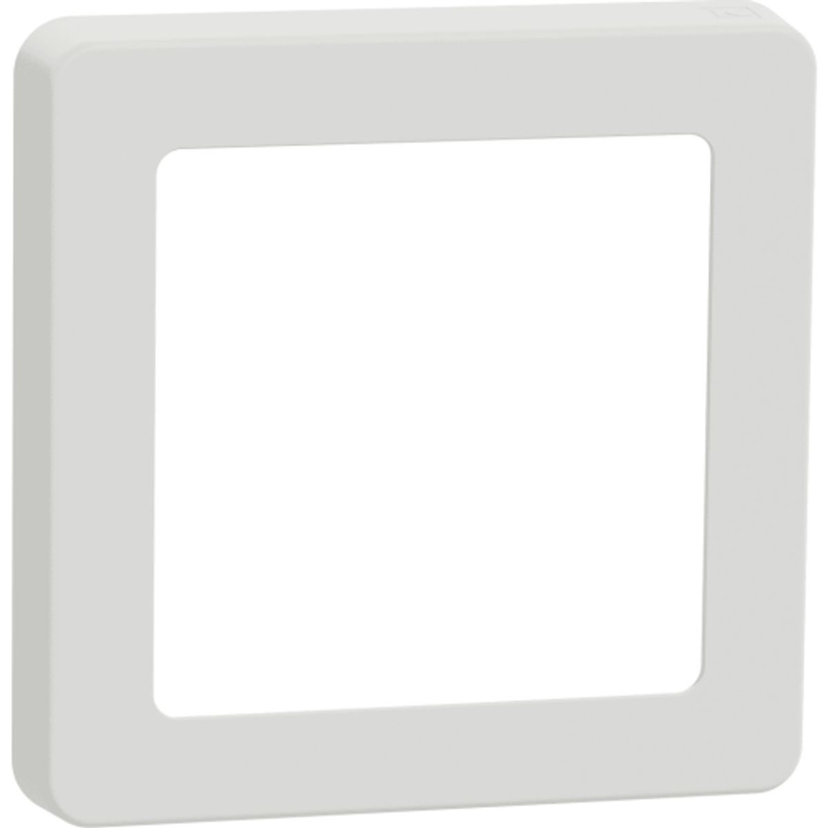 Smartkontakten Zigbee kontakt/lysdæmper til LK Fuga, tænd/sluk tangenter, blank, Baseline 63 ramme