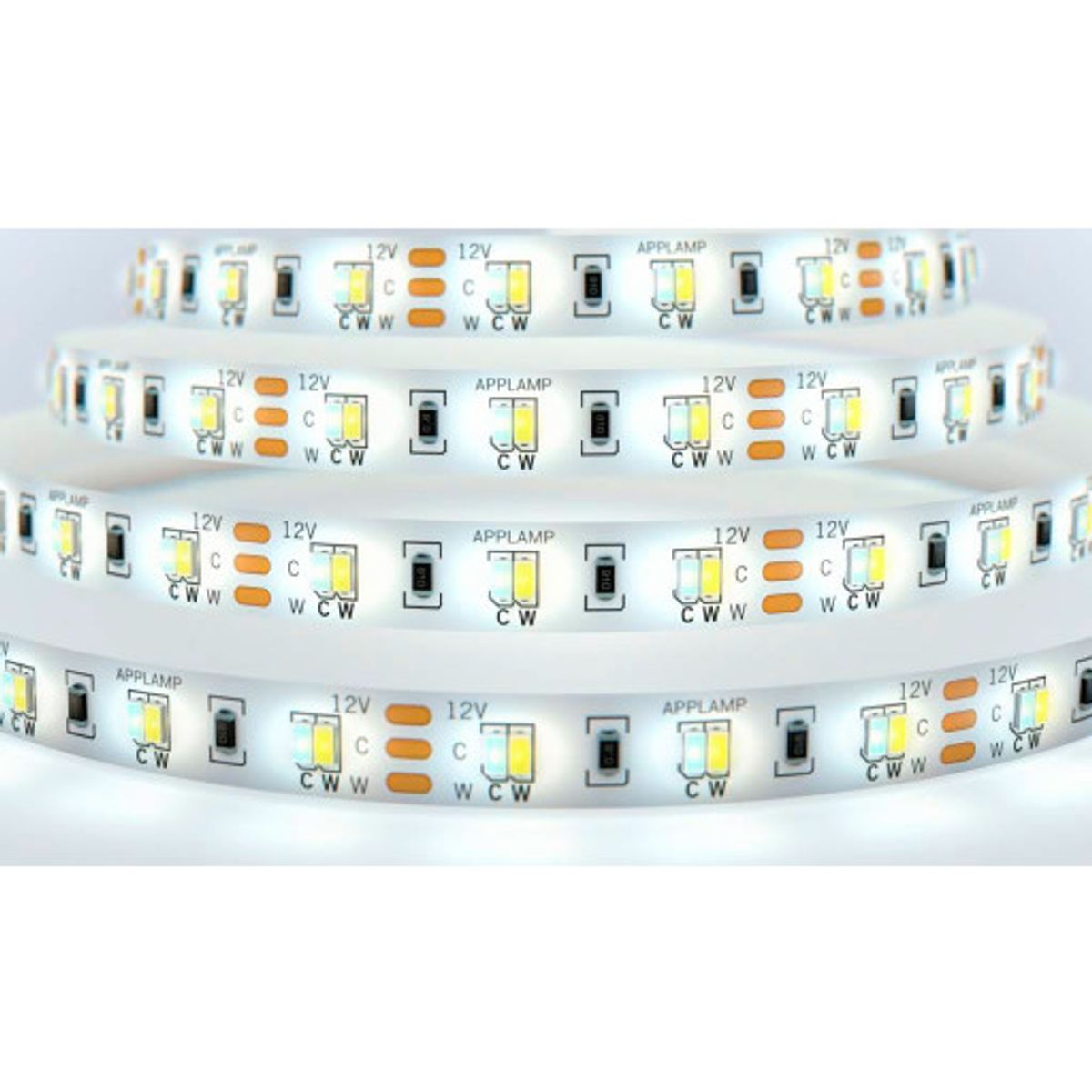 LED strip 24V DC 19,2W Dual 2700K-6000K RA90 1680 lm, 5M, IP20