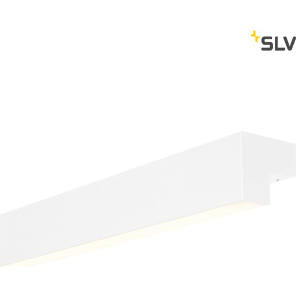 L-Line 60 væglampe, LED 3000K, 820 lumen, IP44, hvid