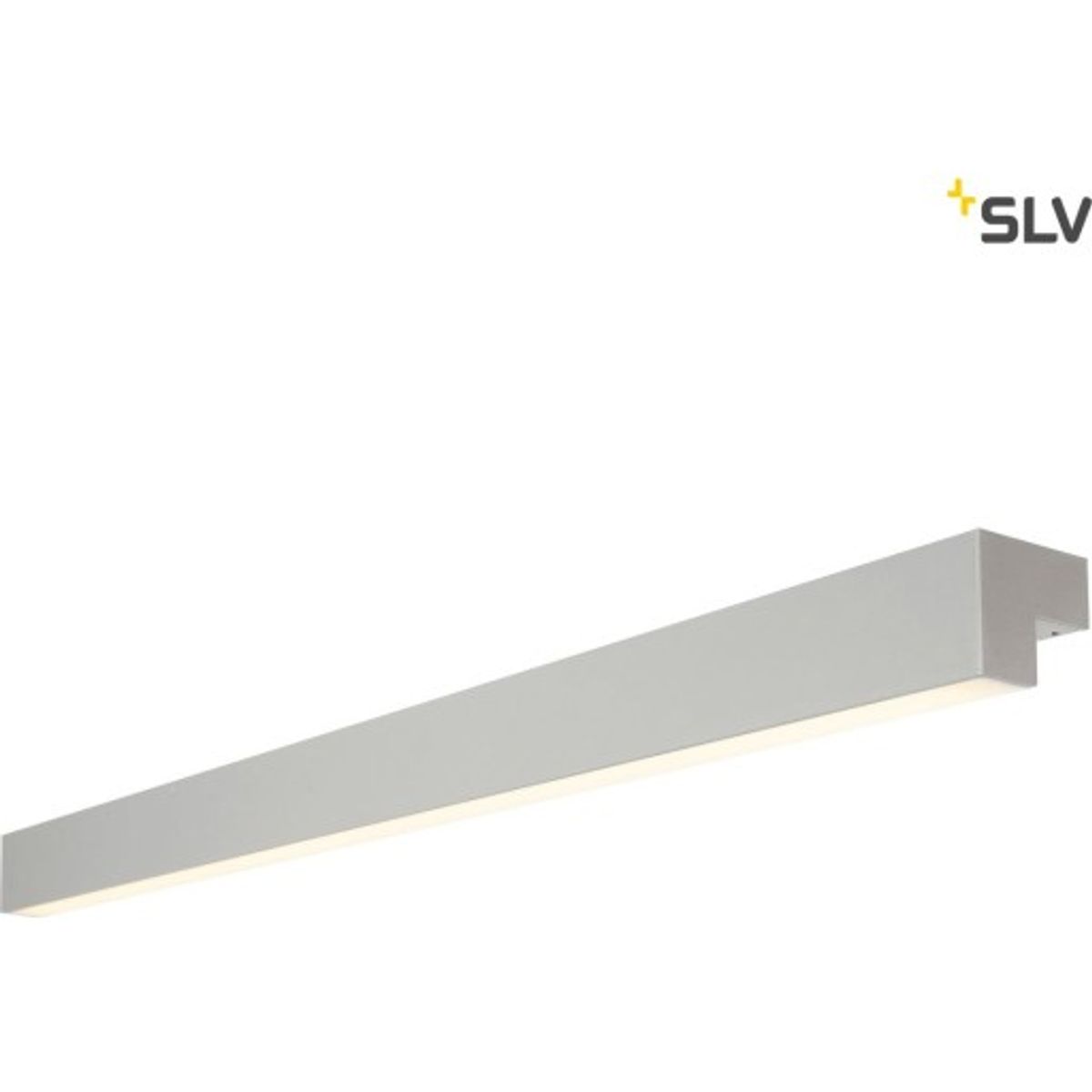 L-Line 120 væglampe, LED 3000K, 1650 lumen, IP44, sølv