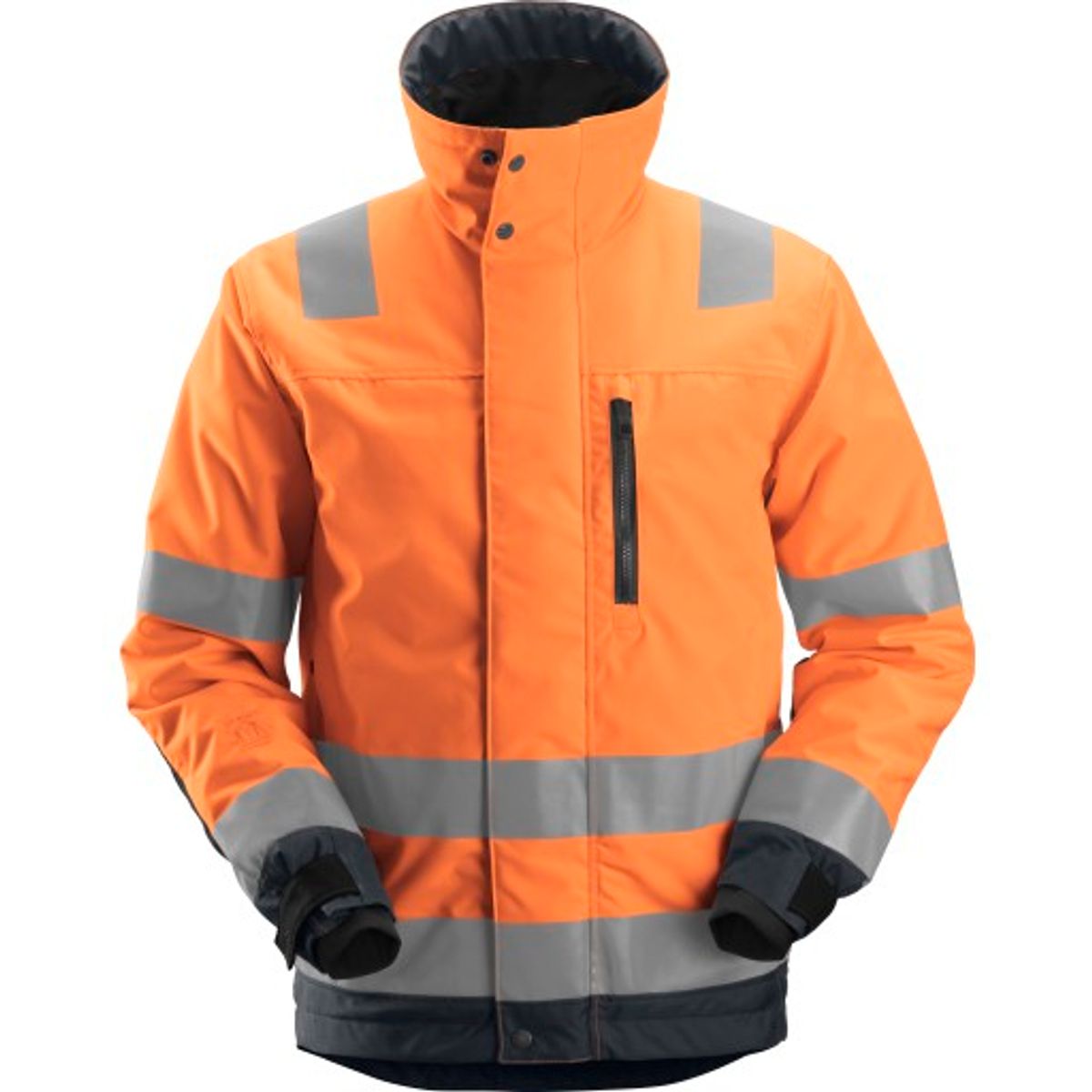 Snickers High-Vis vinterjakke 1130, orange/koksgrå, kl. 3, 2XL