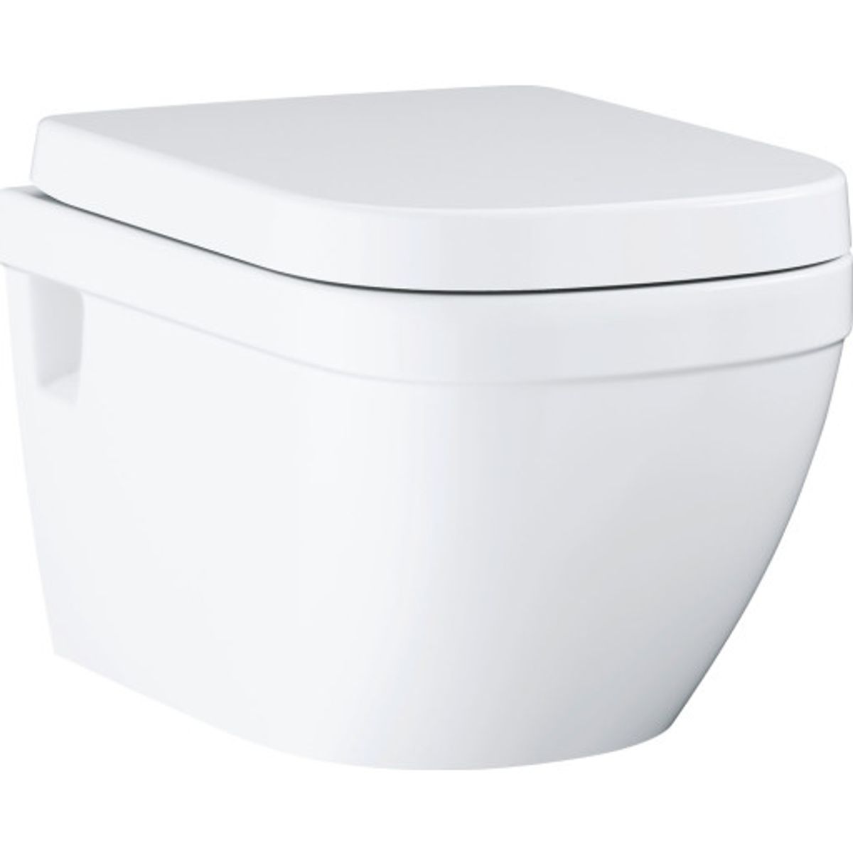 Grohe Euro Ceramic Basic væghængt toilet, uden skyllekant, hvid