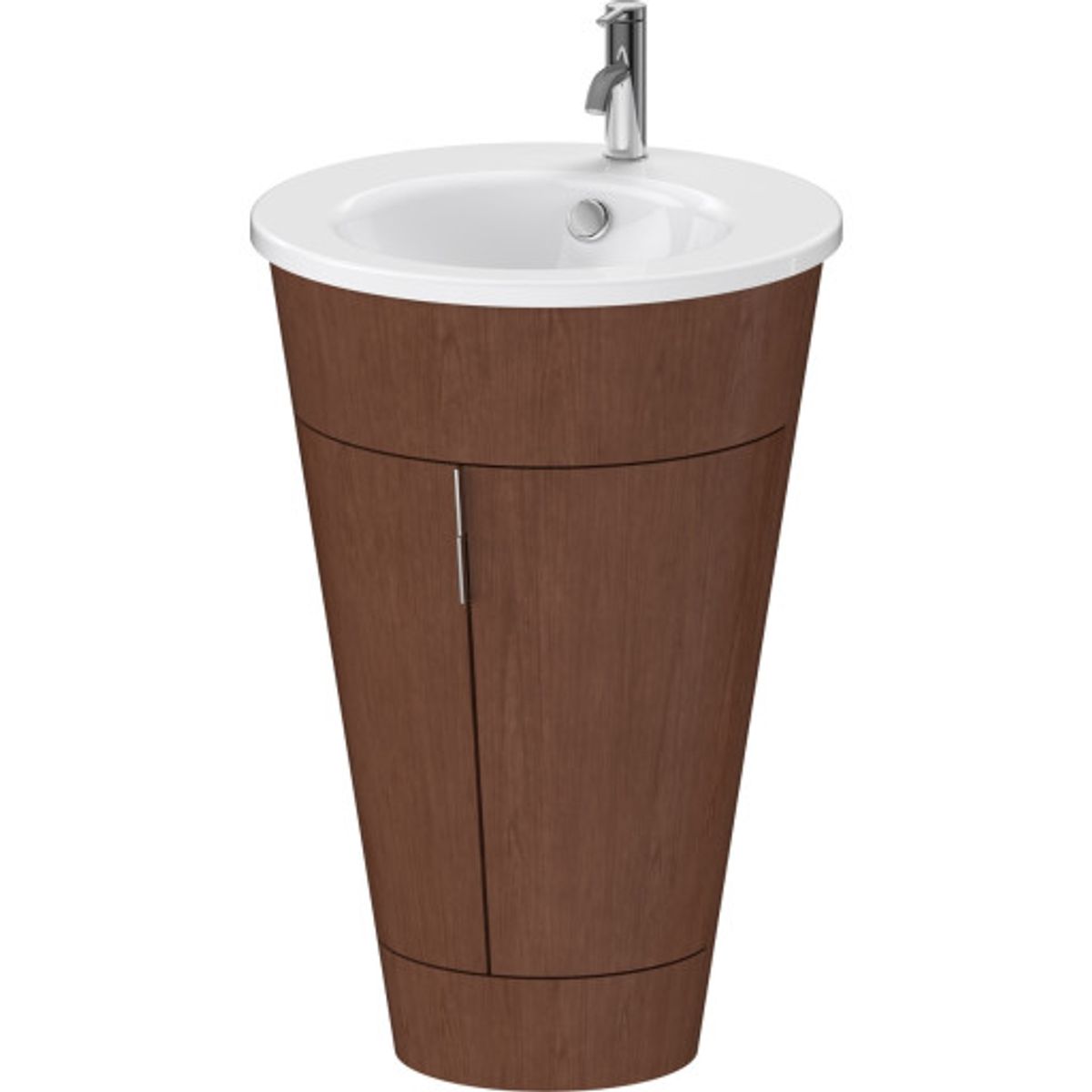 Duravit Starck underskab, Ø56 cm, valnød