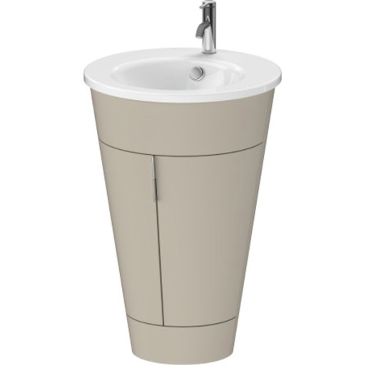 Duravit Starck underskab,Ø56 cm, mat beige