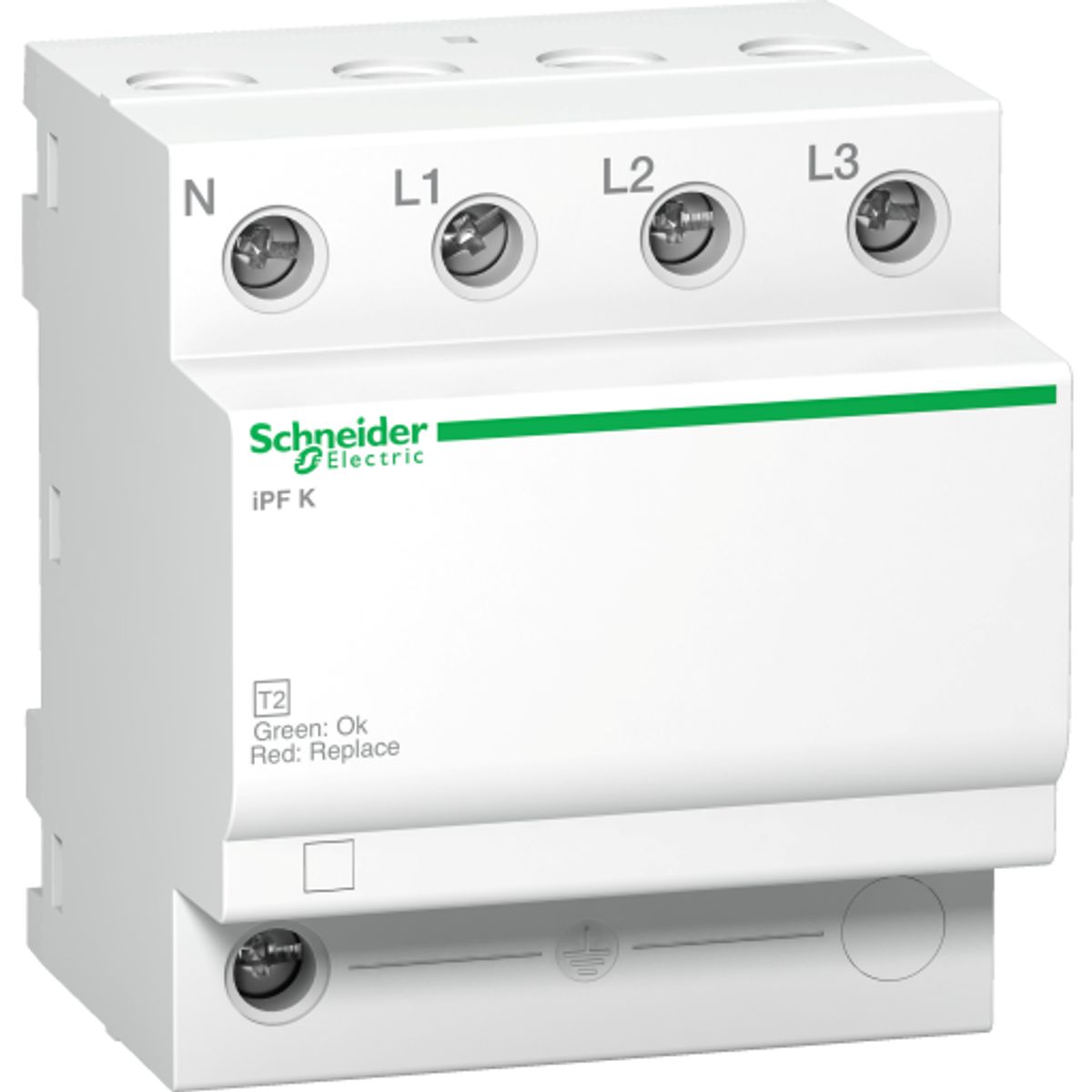 Schneider Acti9 iPF transientbeskyttelse 3P+N på 20kA