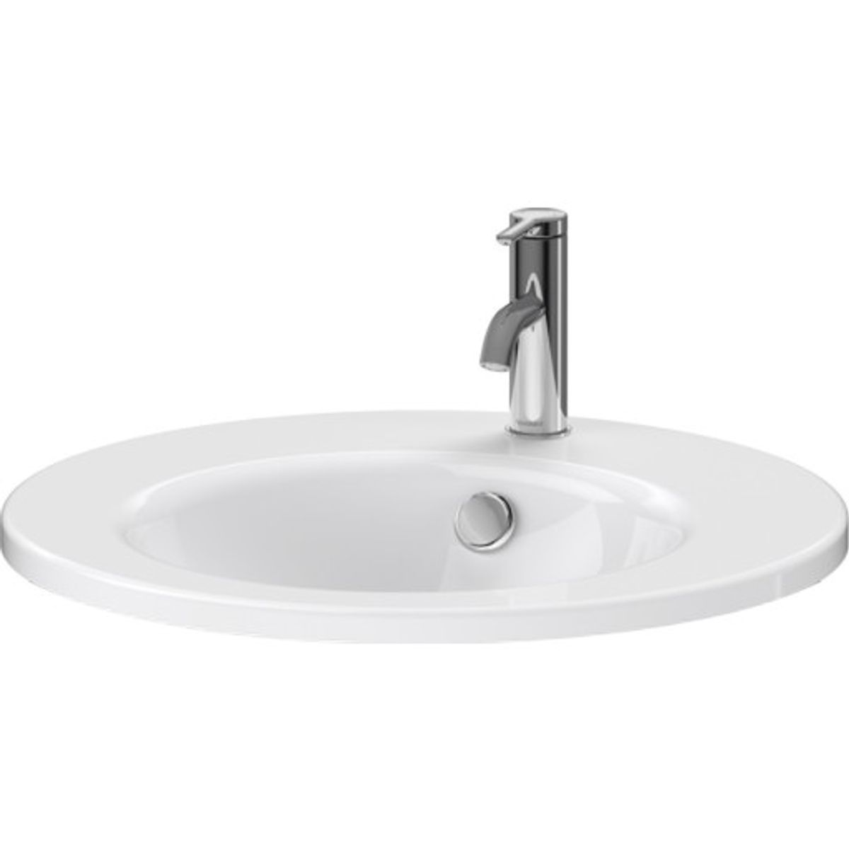 Duravit Starck 1 håndvask, Ø58 cm, hvid