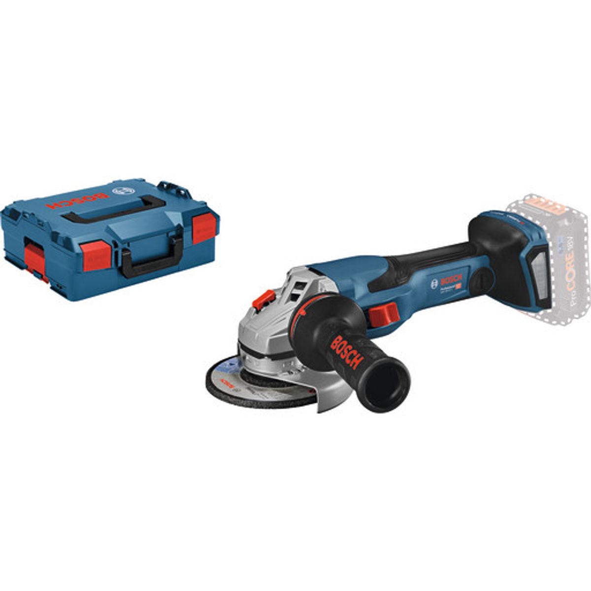 Bosch akkuvinkelsliber GWS 18V-15 C, 125 mm, solo