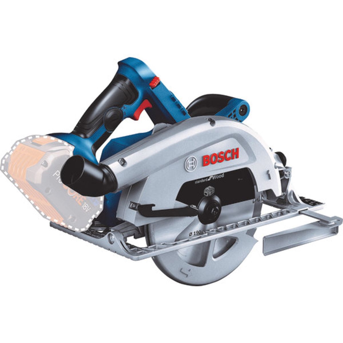 Bosch rundsav GKS 18V-68, solo