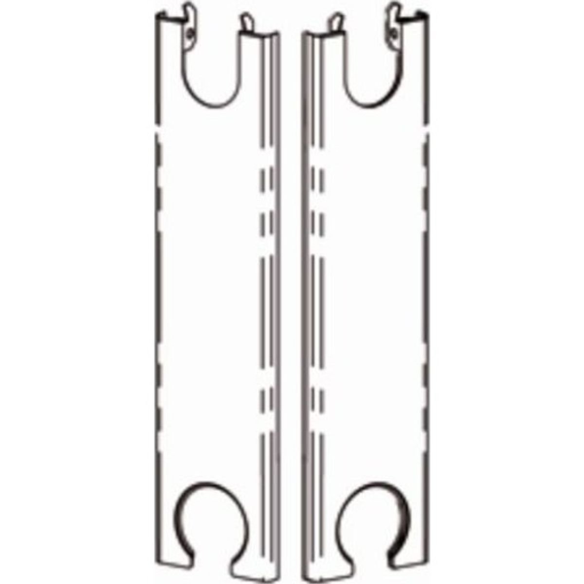 Stelrad radiator endegavle sæt T22 H500