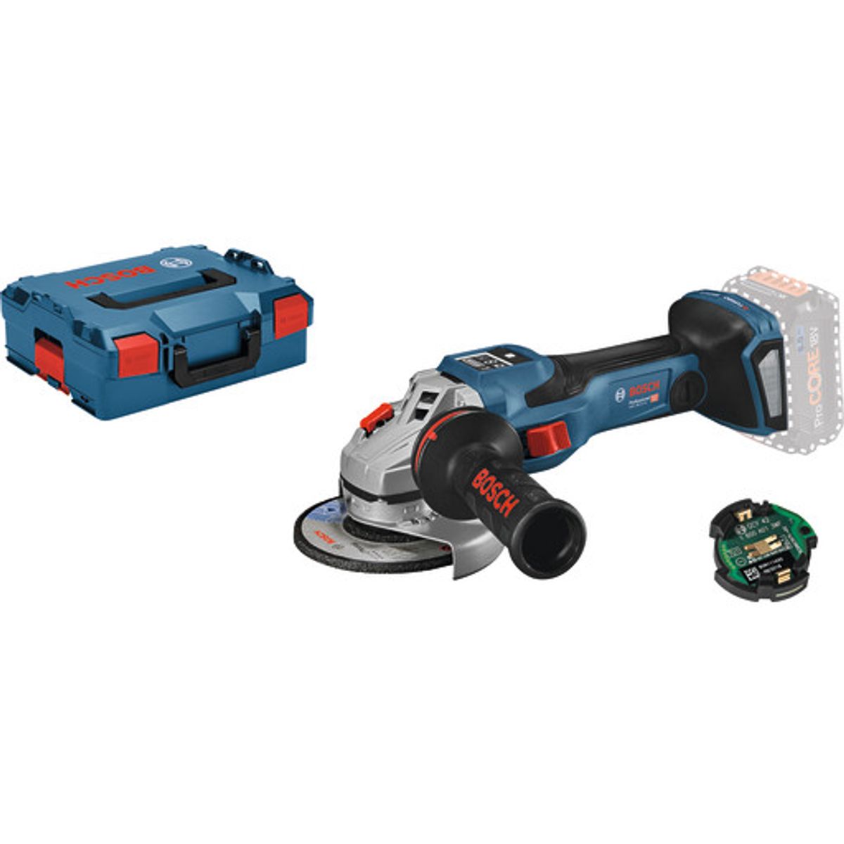 Bosch akkuvinkelsliber GWS 18V-15 SC, 150 mm, solo