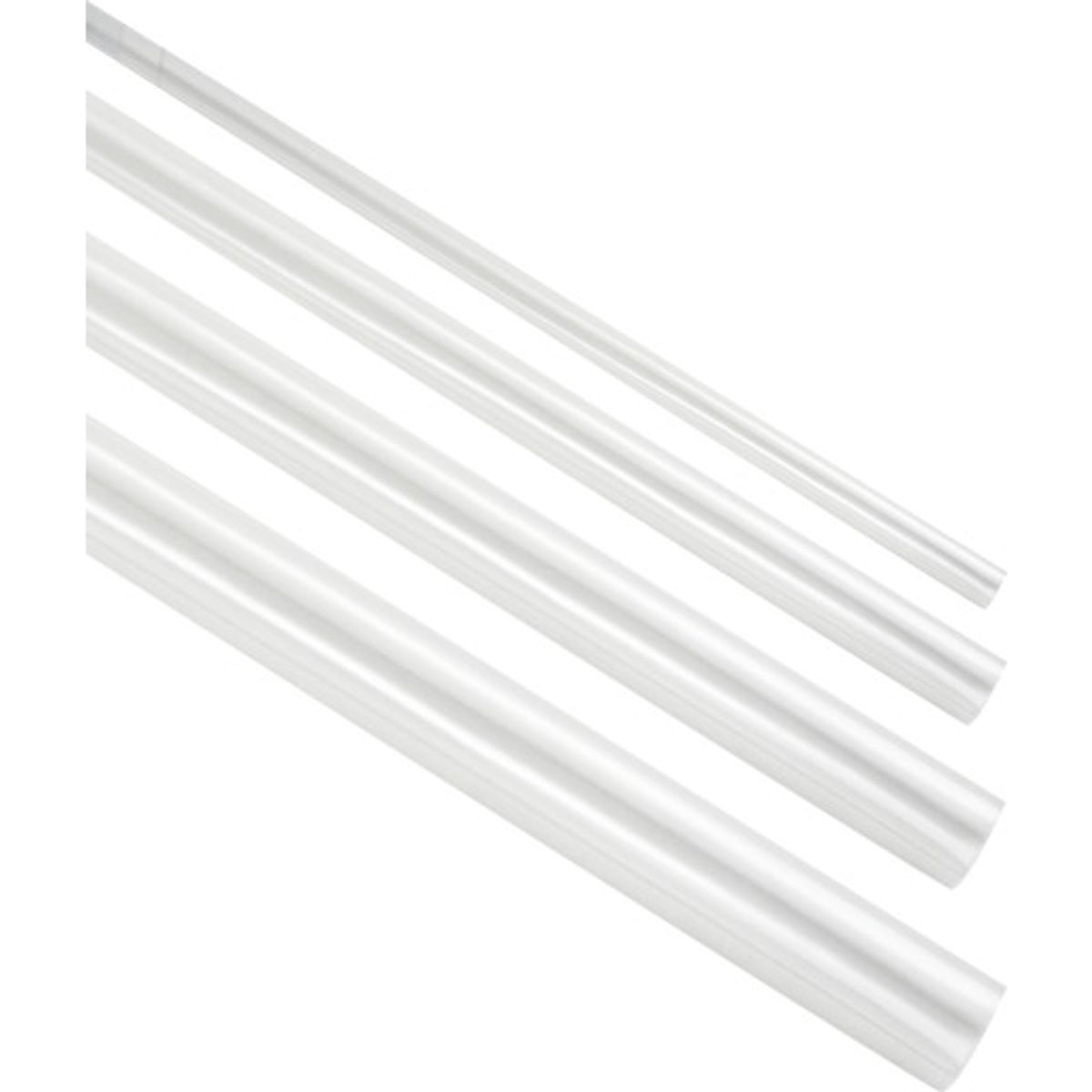 GD transparent krympeflex med lim 120 cm, 24/8 mm