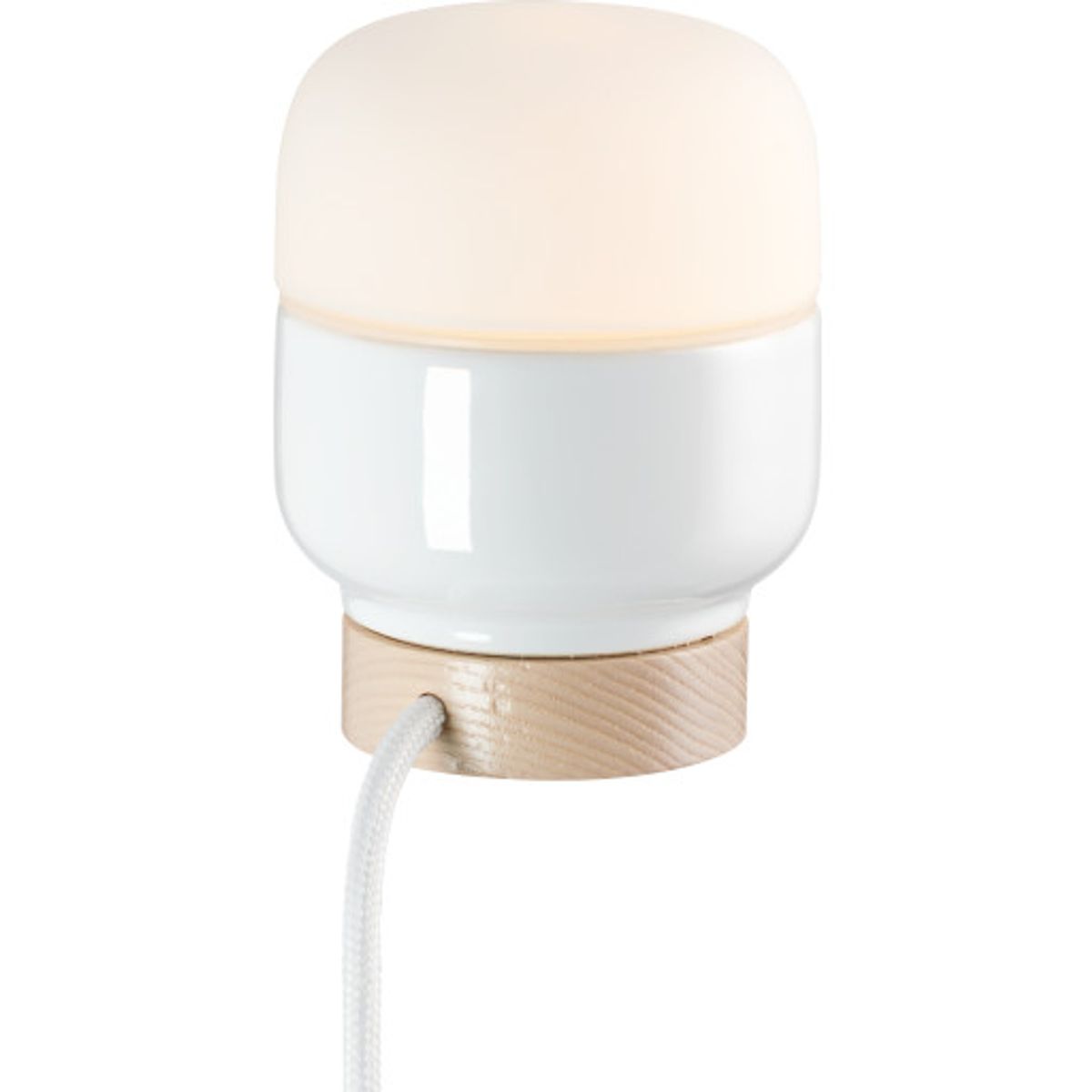 Ifö Electric Ohm bordlampe, hvid, 13 cm