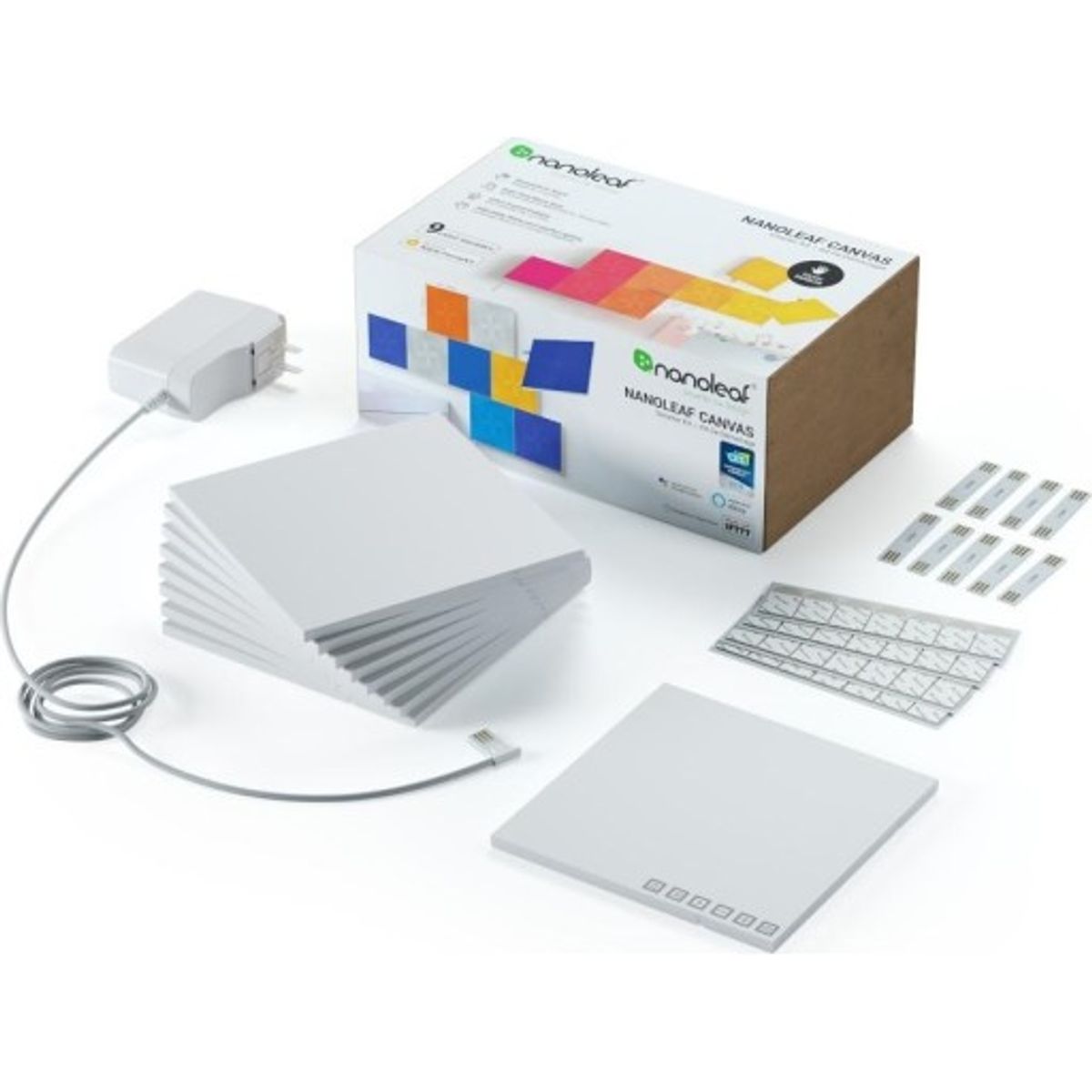 Nanoleaf Canvas Smarter Kit startpakke m/9 paneler