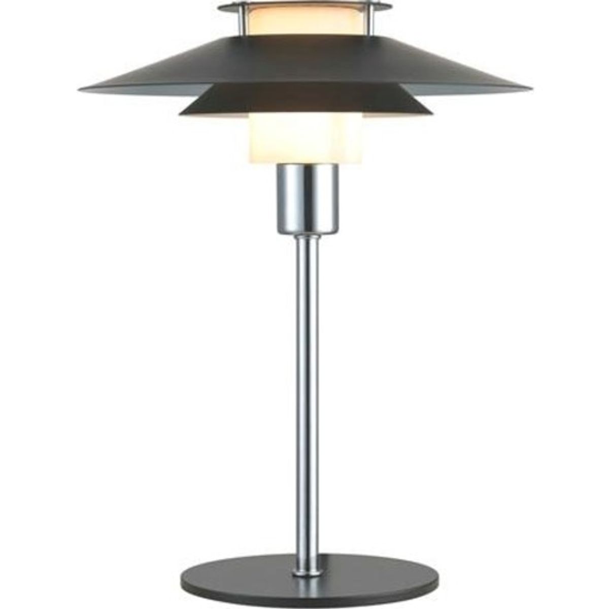 Halo Design Rivoli bordlampe, sort/krom