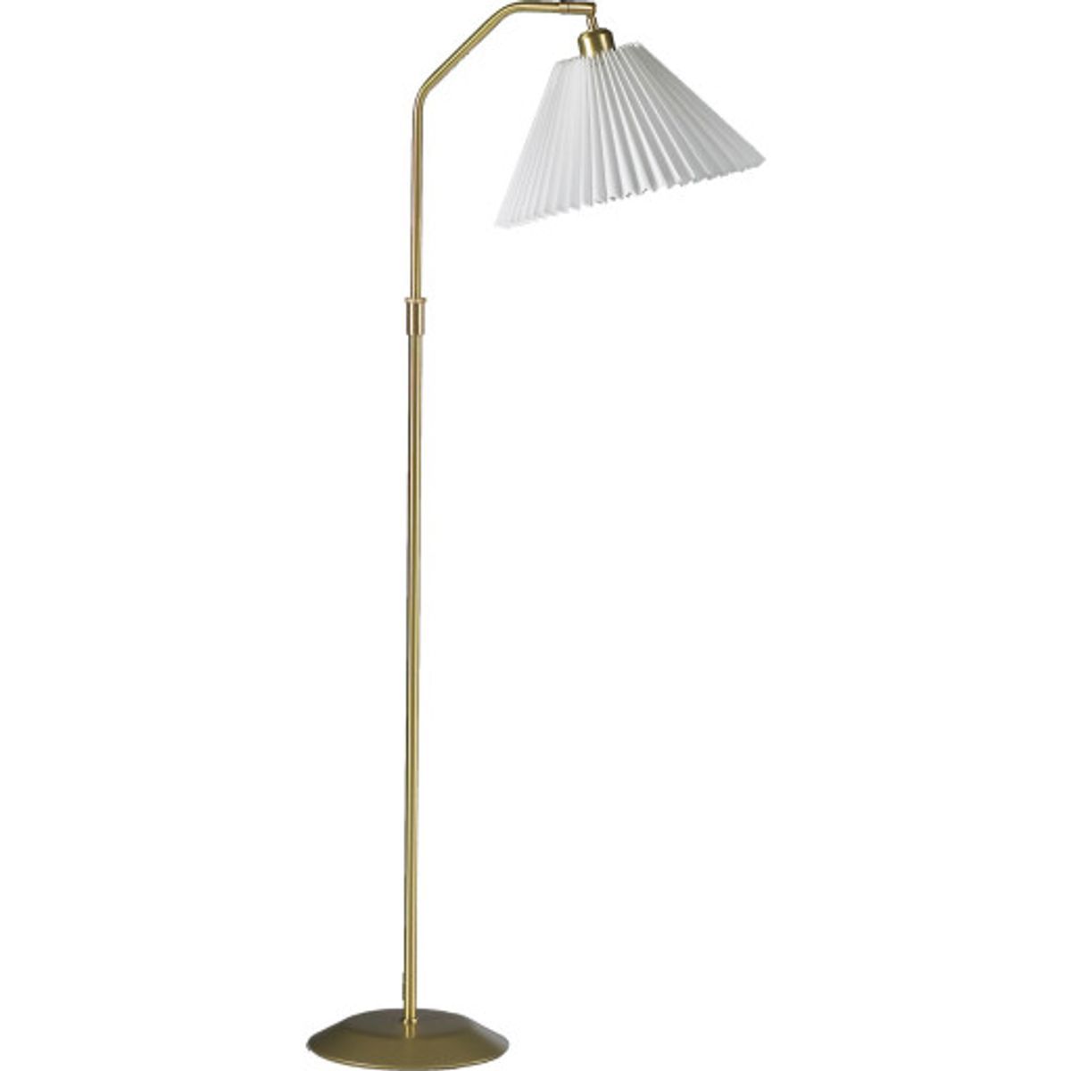 Halo Design Berlin gulvlampe, børstet messing