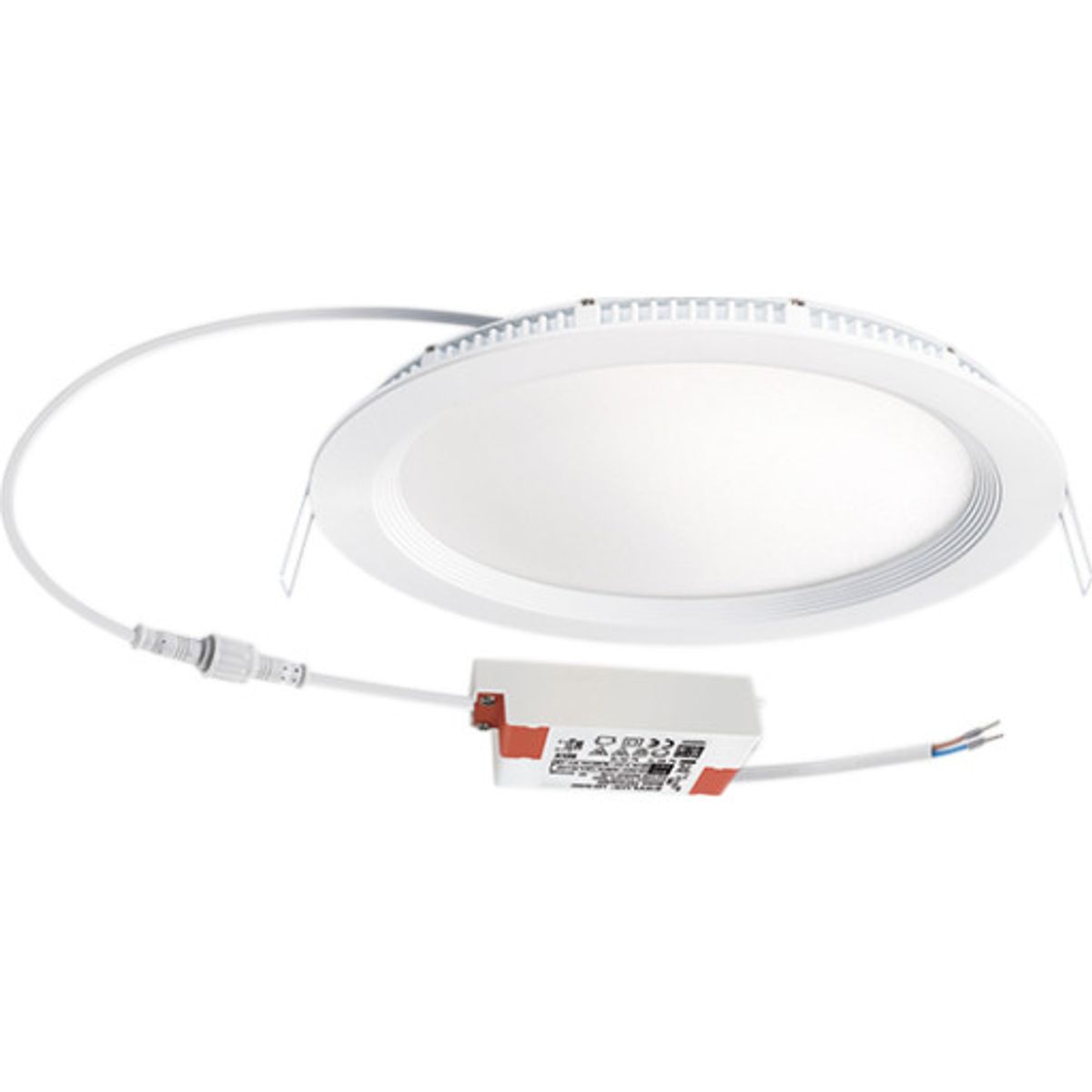 Downlight ELSA-2 DL 225 OP 110°, 1800 lumen, 840, hvid