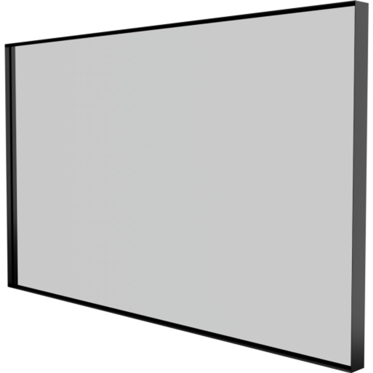 Sanibell Basicline spejl, 100x60 cm, mat sort