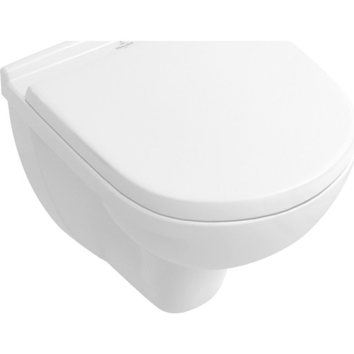 Villeroy & Boch O.Novo væghængt toilet, uden skyllekant, rengøringsvenlig, hvid