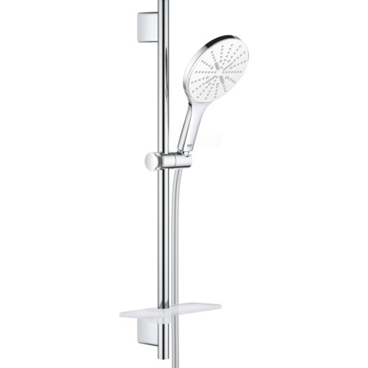 Grohe Rainshower SmartActive 150 brusesæt, vandbesparende, krom/hvid