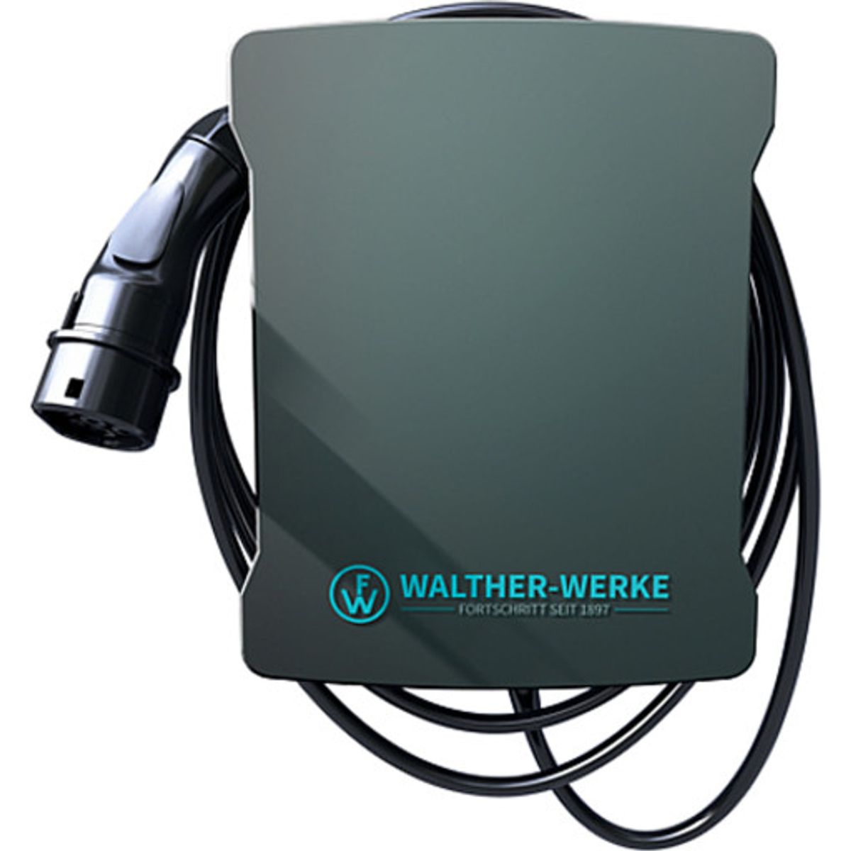 Walther EV Ladestander 11kW, Type 2 med 5m ladekabel og stik