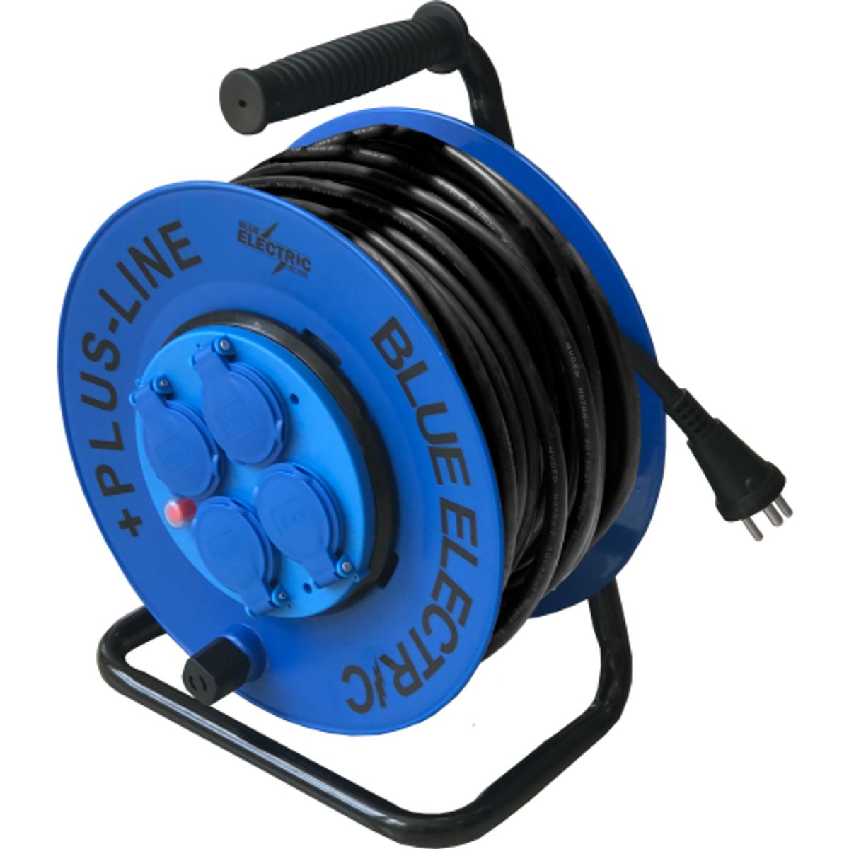 Blue Electric Plus-line kabeltromle, 40 m, blå