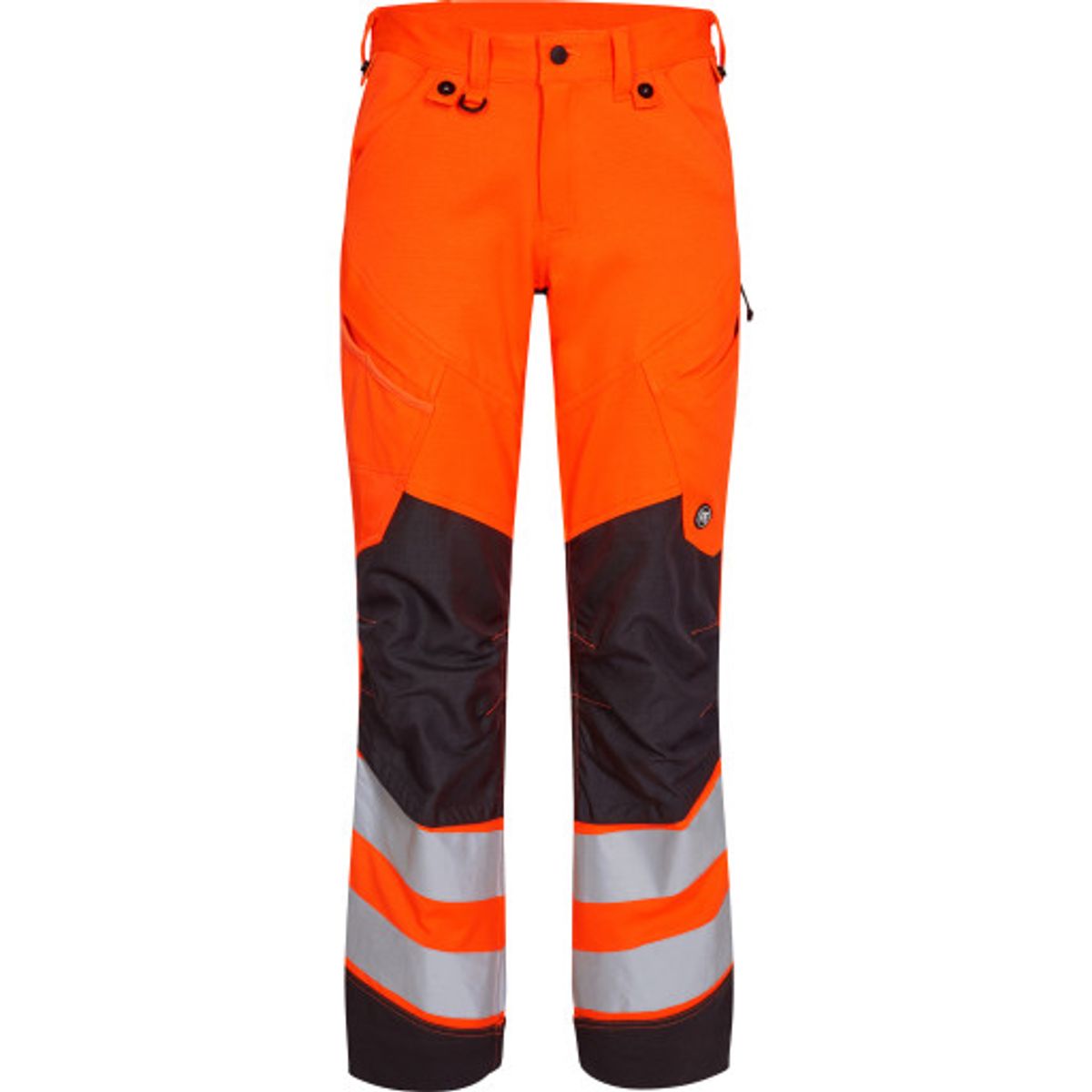 FE Engel stretch buks 2544, High-Vis kl.2, orange/grå, str.120