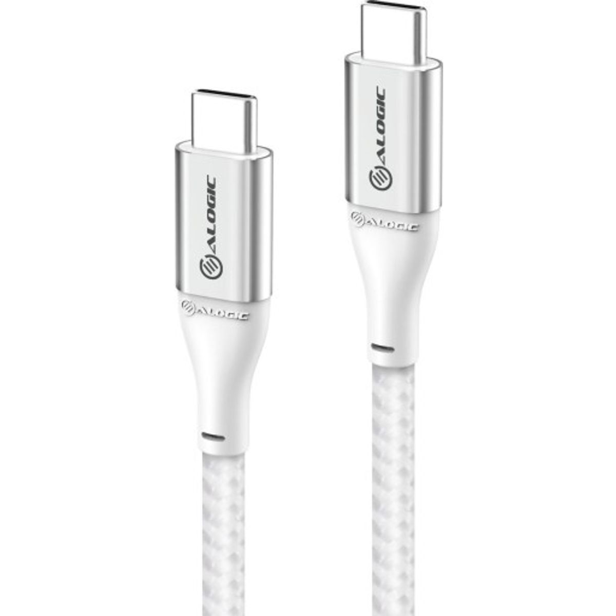 Alogic ladekabel USB-C til USB-C, sølv, 1,5 meter