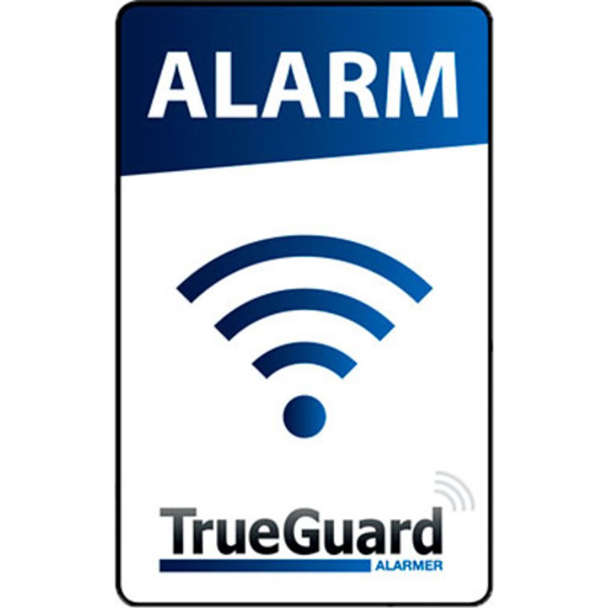 TrueGuard alarm klistermærke