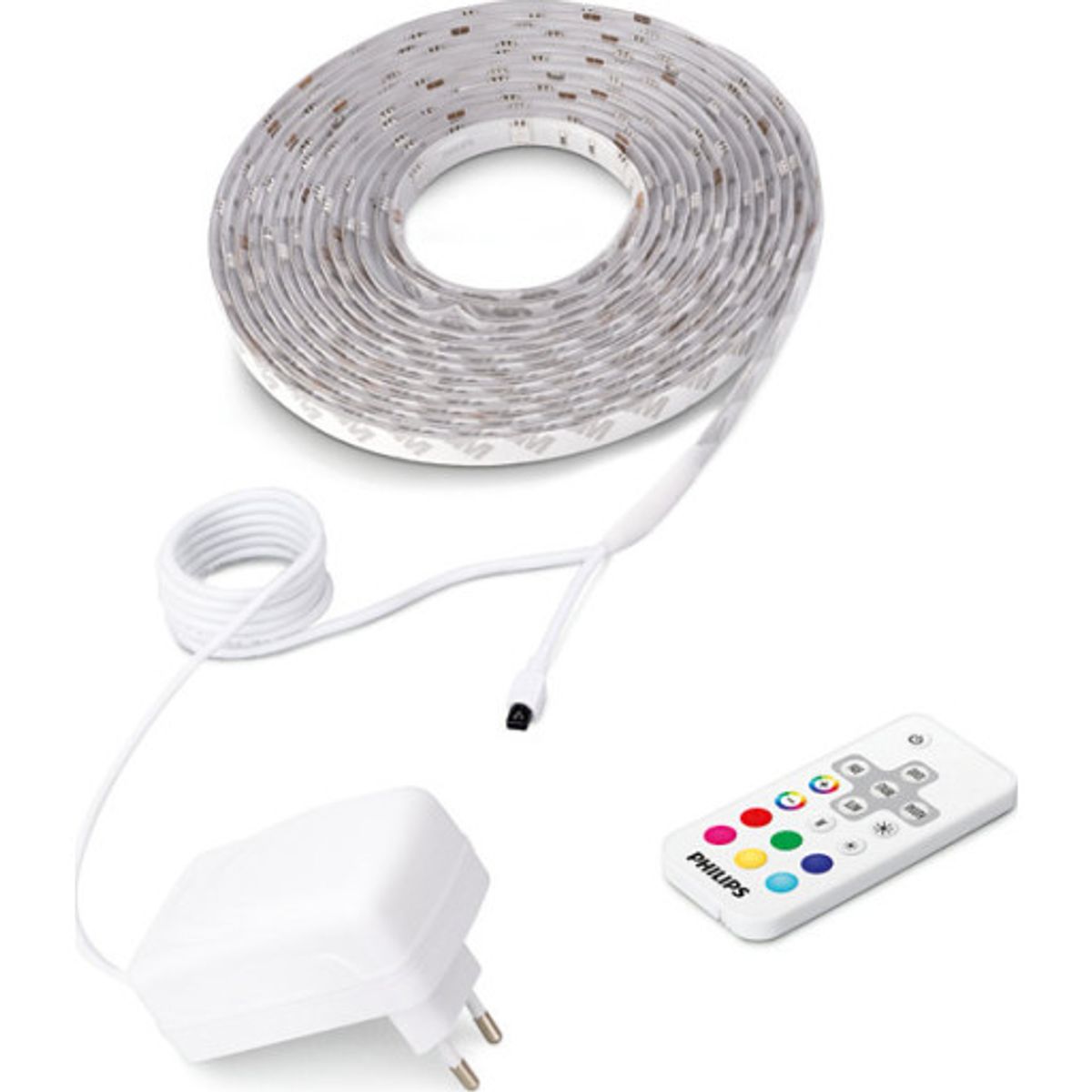 Philips myLiving LED strip med farvet lys & fjernbetjening på 5 meter