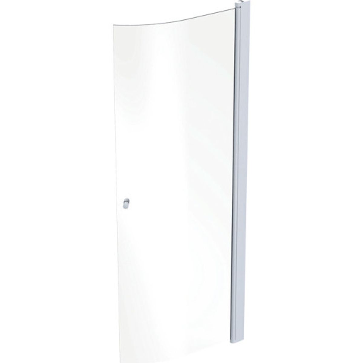 Contura Shower Space brusedør, 72,3 cm, klart glas, hvid profil