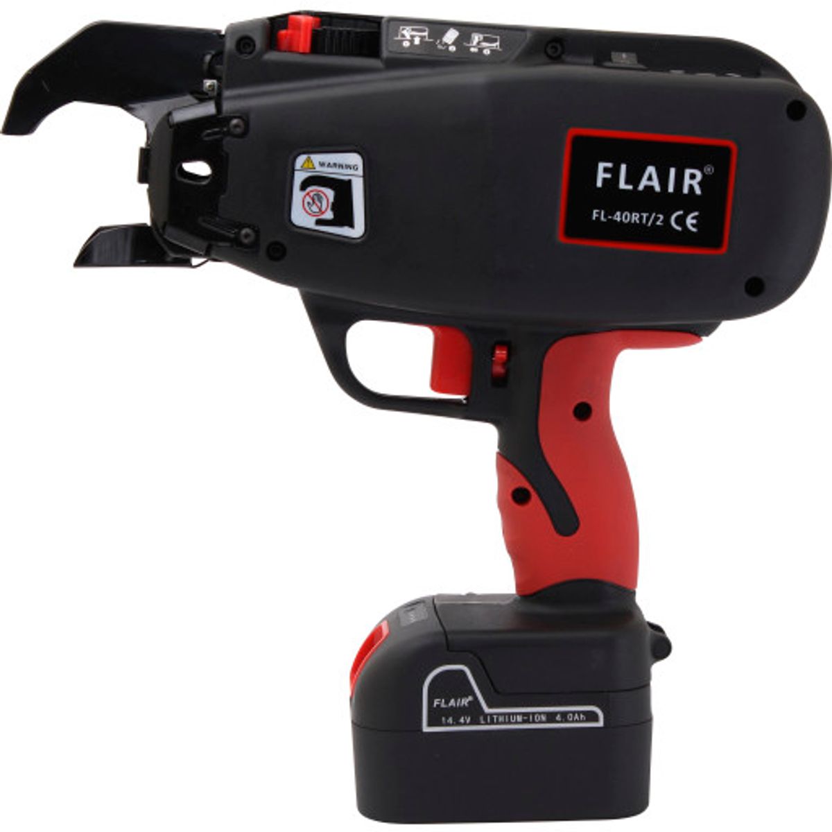 Flair bindemaskine FL-40RT/2, inkl. 2 x 14,4 V/4 Ah og lader