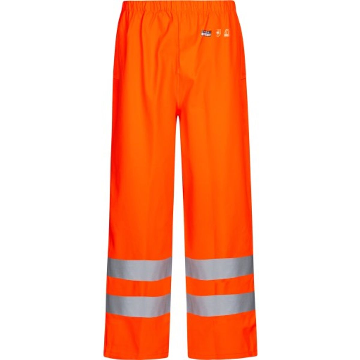 Lyngsøe PU regnbuks, High-Vis orange, klasse 2, str. S