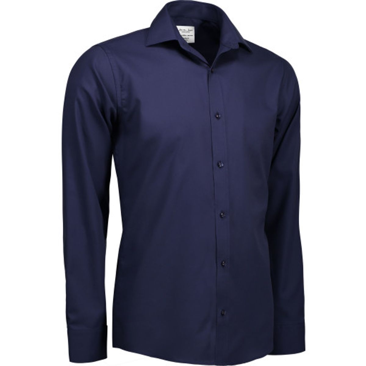 Seven Seas skjorte SS30, slim fit, strygefri, navy, str. M