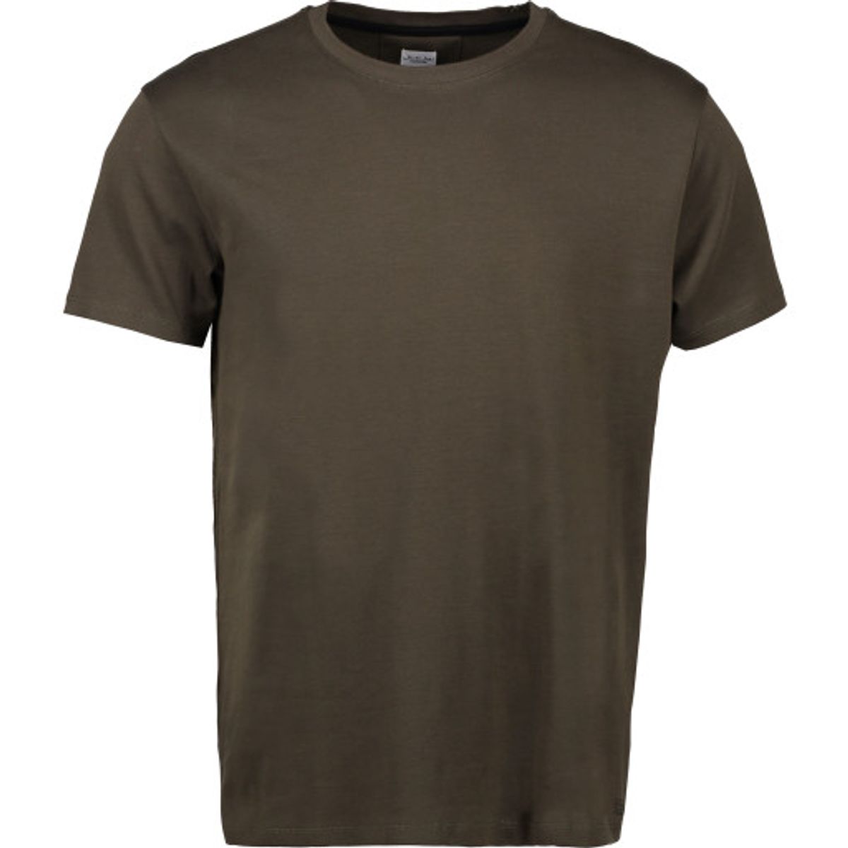 Seven Seas Interlock T-shirt S620, rund hals, oliven, str. M