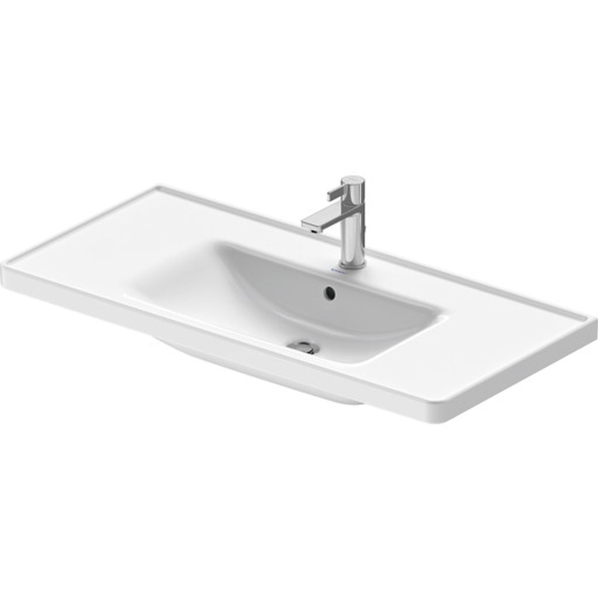 Duravit D-Neo håndvask 1005 x 480 mm, med hanehul og overløb